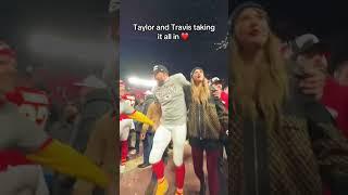 Travis and Taylor celebrate another AFC Championship (via NFL/TT)