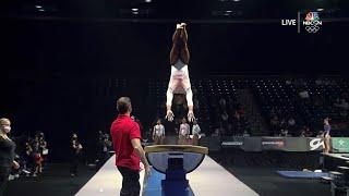 Simone Biles Best Vault Ever Warmups 2021 GK U.S Classic