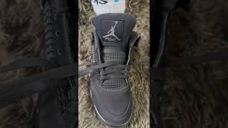 How to Lace Jordan 4 Black Cat *BEST WAY*