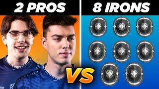 2 Pros vs 8 Irons (Impossible VALORANT Challenge)