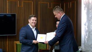 Николай Рогащук вручил награды от Главы государства 16 студентам Гомельского медуниверситета