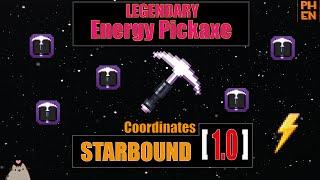 [starbound guide] Legendary Energy Pickaxe coordinates 1.0