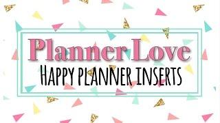 happy planner inserts