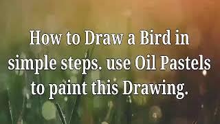 How to Draw Bird in simple steps.