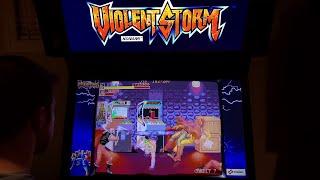 Violent Storm Arcade Cabinet MAME Playthrough w/ Hypermarquee