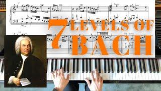 7 LEVELS OF BACH - 7 GENRES - 7 MINUTES - By Sebastien Dupuis