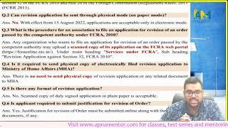 Amendments in FCRA for  May 23 Exams | CA Final | CA Sanidhya Saraf