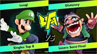 UFA 2024 SSBU - Luugi (Luigi) vs Glutonny (Wario) - Losers Semi-Final - Singles Top 8