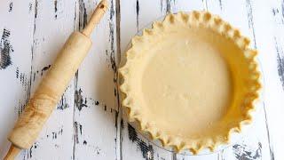 Easy Pie Crust Recipe | No Fancy Equipment Needed