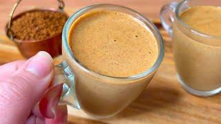 Coffee cream / 2 ingredients: milk and coffee only! Delicious and quick!