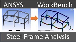 ANSYS Workbench | Steel Frame Analysis