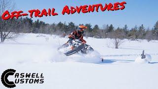 Michigan Snowmobiling | Seney to munising Off trail