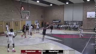 Rosemont Mens Basketball vs. Haverford College