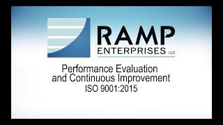 RAMP Enterprises: ISO 9001:2015 Performance Evaluation and Improvement