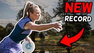 Kristin Latt Sets NEW Disc Golf Record At Jonesboro