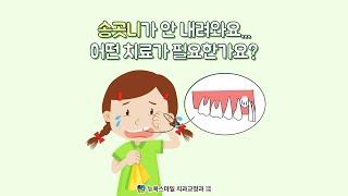 송곳니가 안 내려와요.. 어떤 치료가 필요한가요? - 치아 맹출장애 교정 [해운대 교정치과 - 뉴욕스마일 치과교정과 치과의원]