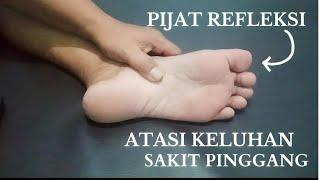 TUTORIAL FOOT REFLECTION MASSAGE FOR BACK PAIN #salamhealthy#tutorialmassage#backache