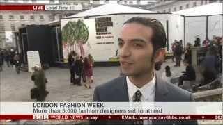 BoF Founder, Imran Amed on BBC World News at London Fashion Week.