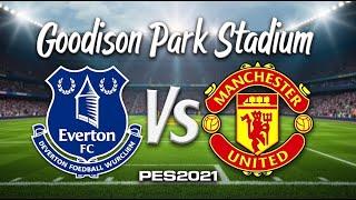 Everton vs Manchester United | PES 2021 Gameplay