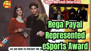 Rega & Payal Cute Interview Together | Represented Award At eSports Awards  #rega #regaltos #payal