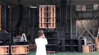 K TOP--Best dual 15'' line array system in China Soundcheck