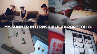 My Summer Internship UI UX Portfolio