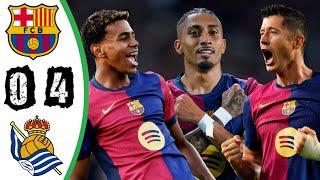 Barcelona vs Real Sociedad 4-0- AllGoals & Highlights - 2025