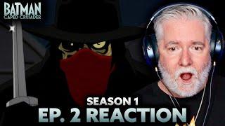 BATMAN: CAPED CRUSADER | 1x2 | …And Be A Villain | REACTION