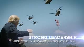 политическая реклама Donald Trump(Дональд Трамп). США-2020. Порядок против Хаоса. Жесткое лидерство.