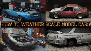 8 Simple Weathering Tricks & Techniques For Scale Modelers | How To Weather a Scale Model