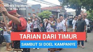 MERIAH...KAMPANYE DOEL DISAMBUT TARIAN FLORES TIMUR