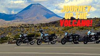 ROYAL ENFIELD GROUP RIDE | Journey Up The Volcano