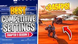 BEST Competitive Settings in Fortnite CHAPTER 5 Season 3!  (FPS BOOST, Nvidia Settings, Colorblind)