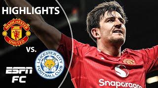 HARRY MAGUIRE WINNER  Manchester United vs. Leicester City | FA Cup Highlights | ESPN FC