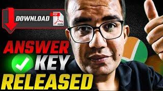  JEE Advanced 2025 Official Update |  ANSWER KEY Released |  Download PDF | Vinay Shur Sir