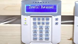 How to Bypass a Zone on Paradox EVO192 Keypad K641