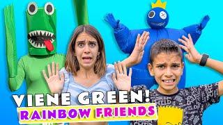 ¡NOS PERSIGUE GREEN de RAINBOW FRIENDS!