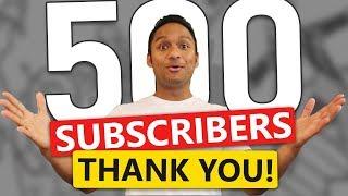 Thank You!! 500 Subscribers | Success Wheels