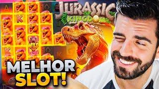 MELHOR SLOT DE TODOS! FORREI NO JURASSIC KINGDON! *jurassic kingdom slot*