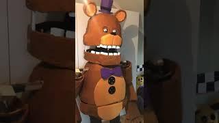 Fredbear in costume mode) fredbear cosplay (fredbear irl) spring lock failure #shorts #fnafcosplay