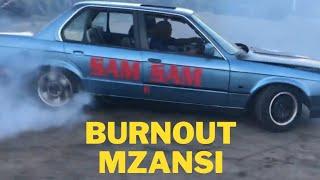 Sam Sam | Bareng | Dj Maphorisa BMW E30 spinning trailer on Burnout Mzansi