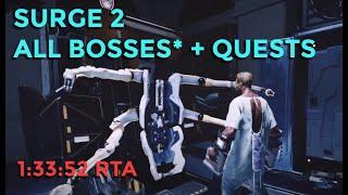 The Surge 2: All Bosses* & Quests (RTA: 1:33:52)