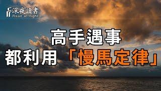 99%人都不知道的「慢馬定律」，卻是一個人走上坡路的關鍵！看懂的，比中彩票還賺【深夜讀書】#佛禪 #中老年心語  #晚年生活 #深夜讀書 #智慧