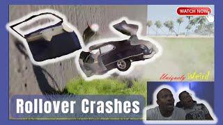 Rollover Crashes #41 - BeamNG Drive | CrashBoomPunk | (Reaction)
