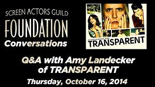 Conversations with Amy Landecker of TRANSPARENT