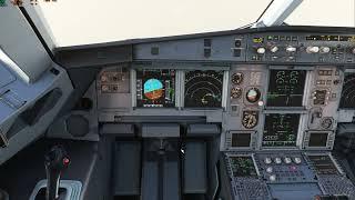 Fenix Experimental Build - KSAN 27 RNAV approach (Final APP) - MSFS