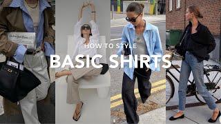 누가 입어도 고급스러운 셔츠 룩! 컬러별 다양한 코디 팁까지!! / basic shirts
