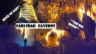 LARGEST ACCESSIBLE CAVE IN NORTH AMERICA!! CARSLBAD CAVERNS National Park, the Big Room, New Mexico