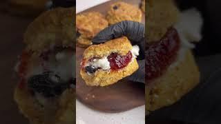Blueberry Scones Biscuit 🫐 #foodshorts #shorts #shortscooking #scones