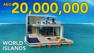 INSIDE A 20,000,000 FLOATING VILLA IN DUBAI | Heart of Europe at World Islands | SEAHORSE | VLOG 37